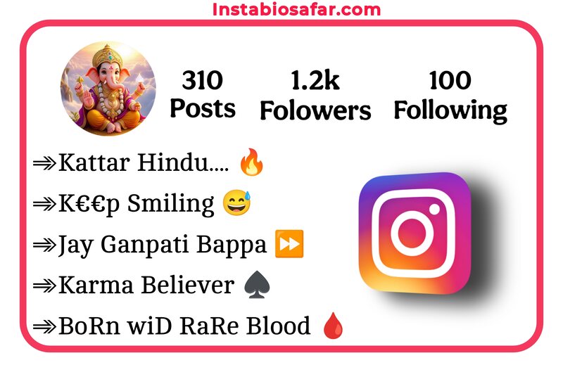 Ganpati Bappa Instagram Bios