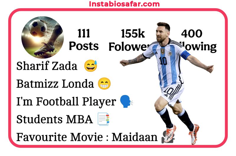 Football Instagram Bio Ideas