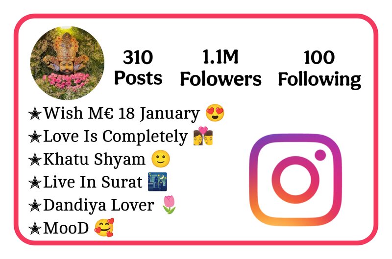 Instagram Bio Khatu Shyam Ji 