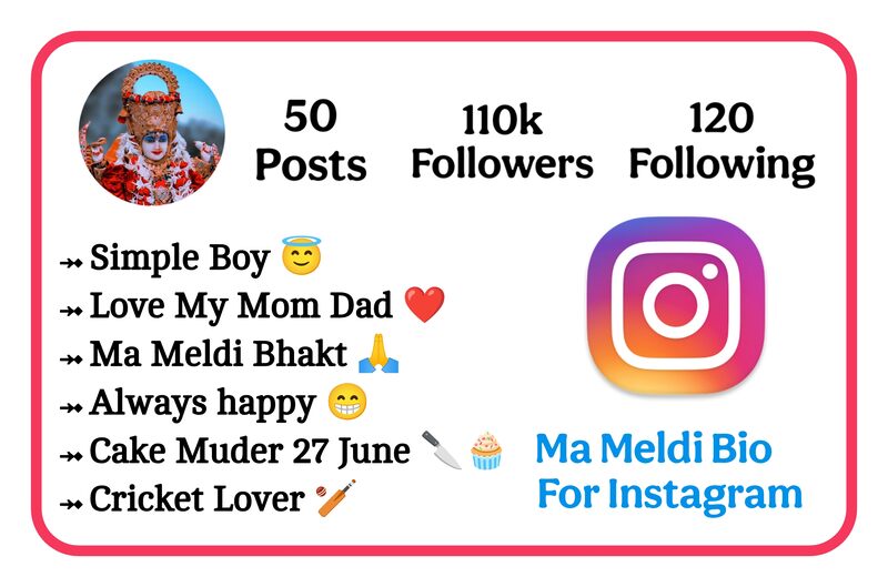 Meldi Ma Bio For Instagram 