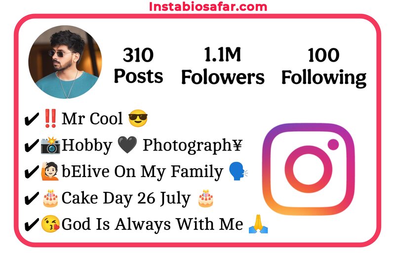Cool Instagram Bio For Boys 