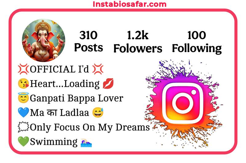 Ganapti Bappa Bio For Instagram