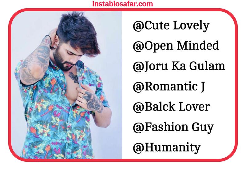 Cute Instagram ID Names for Boys